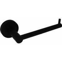 Capannoli - Runde Version Toilettenpapierhalter in mattem Schwarz Hoop HP107 mm matt-schwarz - Befestigungsschrauben von CAPANNOLI