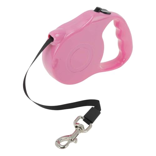 CAPASTEC Einziehbare Hundeleine Ergonomischer Griff Uni-Farbe Für Haustiere Unter 15 kg 5 Meter Rosa CAPASTEC Einziehbare Hundeleine Ergonomischer Griff Uni-Farbe Für Haustiere Unter 15 kg 5 Meter Rosa von CAPASTEC