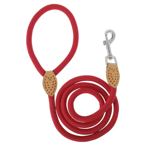 CAPASTEC Hundeleine Hundeführleine Trainingsleine Runde Geflochtene Leine Zum Spazieren Für Kleine Mittelgroße Große Hunde Rot 1.25m x 1.0cm CAPASTEC Hundeleine Hundeführleine Trainingsleine Runde Geflochtene Leine Zum Spazieren Für Kleine Mittelgroße Große Hunde Rot 1.25m x 1.0cm von CAPASTEC