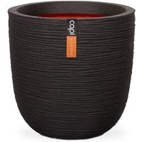 Capi Europe - Blumentopf Nature Rib Rund 43x41 cm Schwarz KBLR933 Capi Capi Europe - Blumentopf Nature Rib Rund 43x41 cm Schwarz KBLR933 Capi von CAPI EUROPE