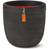 Blumentopf Nature Rib 43x41 cm Dunkelbraun Capi Blumentopf Nature Rib 43x41 cm Dunkelbraun Capi von CAPI
