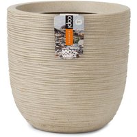 Blumentopf Waste Rib 43x41 cm Terrazzo Beige Capi von CAPI
