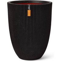 Capi - Vase Groove Elegant 46x58 cm Schwarz von CAPI