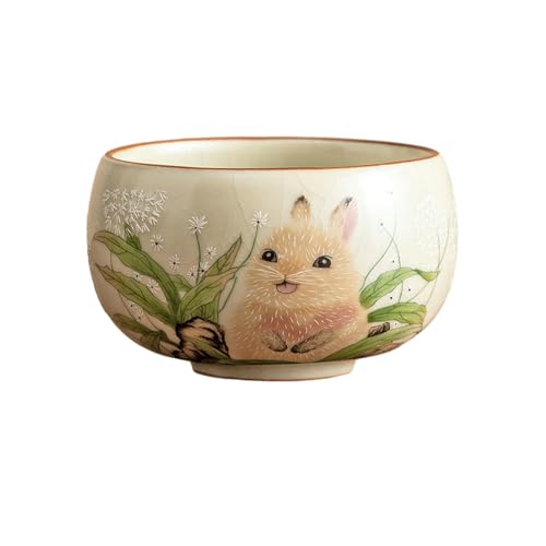 120 ml Ru Kiln Keramik Kung Fu Luohan Tasse Tee trinken Lady Teetasse Teetasse Teetasse Tee Probierbecher – Luohan Tasse von CAPIJIONG