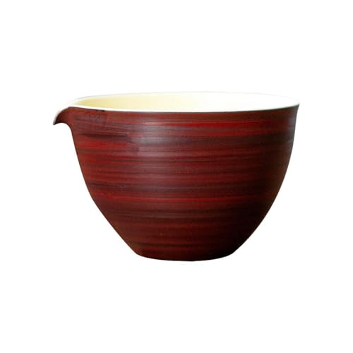 170 ml Hawthorn Red Pink Japanische handgefertigte grobe Keramik Fair Cup – Hawthorn Red Fair Cup von CAPIJIONG