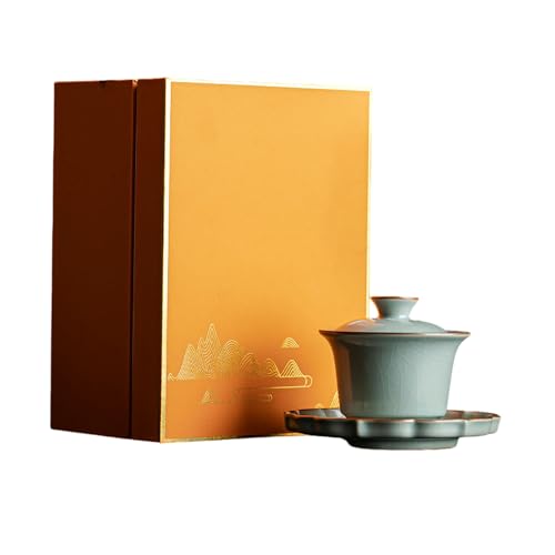 200 ml Haushaltsdeckelschüssel, Keramik-Eisrissmuster, Sancai-Teetasse – rosa und grüne Box 200 ml Haushaltsdeckelschüssel, Keramik-Eisrissmuster, Sancai-Teetasse – rosa und grüne Box von CAPIJIONG