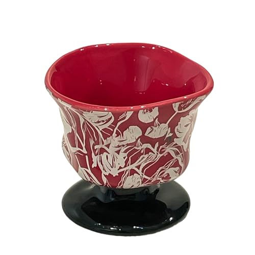 200 ml einfache kreative personalisierte Kaffeetasse, Nachmittagsteetasse – Rot von CAPIJIONG
