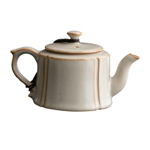 225 ml Ru Kiln Teekessel, hochwertiger Haushalts-Einzeltopf-Keramikfilter-Tee-Brauer – Jinglan-Topf [Beihuang Ru Kiln] von CAPIJIONG
