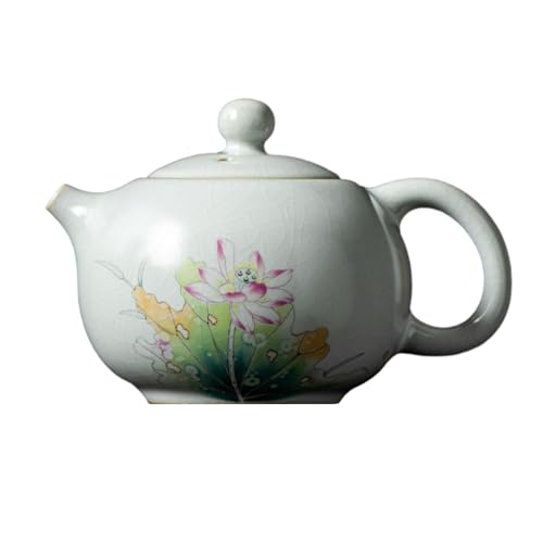 230 ml chinesischer Stil Moonlight Keramik Xi Shi Topf, Retro Home Ice Cracked Glaze Kung Fu-Teeset – Teich Moonlight von CAPIJIONG