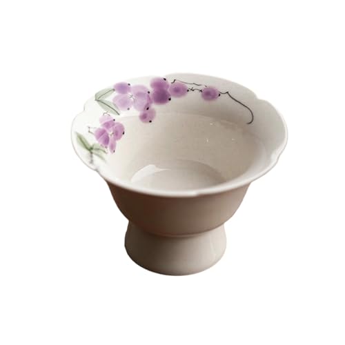 40 ml chinesische handbemalte Trauben-Keramik-Tasse – Ziyun-Traube – Kuikou-Tasse von CAPIJIONG