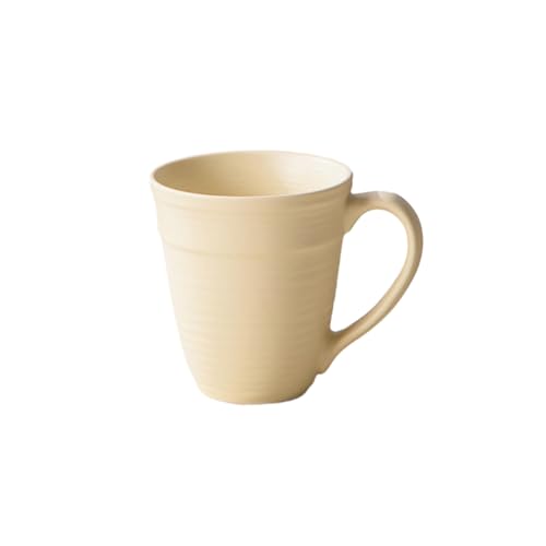 400 ml Keramik Home Simple Trinkbecher Büro Retro Kaffeetasse – Gelb von CAPIJIONG