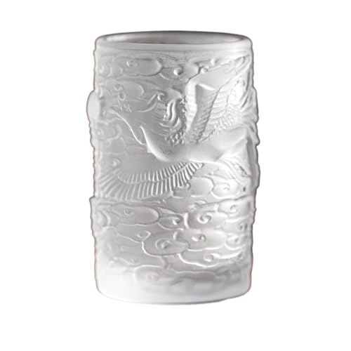 CAPIJIONG 100/120ml Dickglas Vergoldet Master Cup Quadratisch Hitzebeständig Glasbecher Glas Phoenix - Runde Master Cup von CAPIJIONG