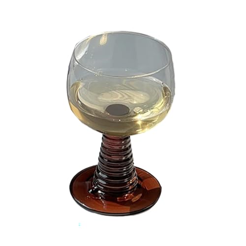 CAPIJIONG Kristall Tasse 150ml Mittelalterliche Schraube Rotwein Champagner Süßwein Kaffee Tasse von CAPIJIONG
