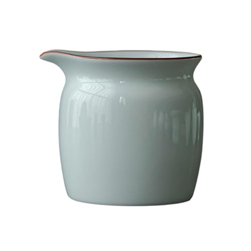 Chinesischer Haushalt, exquisite schattengrüne Glasur, hochtemperaturbeständige Keramiktasse, rosa und grün von CAPIJIONG