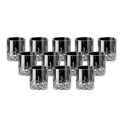 Chinesischer Haushalt, schlichtes Mini-Glas, 2 Weißweingläser, transparent, 12 Stück von CAPIJIONG