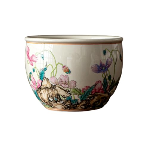 Chinesischer Stil Gras und Holz Asche Keramik duftende Teetasse Haushalt große Kapazität - Fengshui Tank 165ml von CAPIJIONG