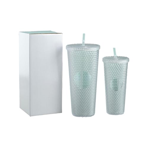 Creative Durian Zweiteiliges Set, Home Minimalist Strohbecher - Transparent von CAPIJIONG