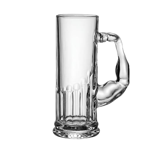 Einfacher, exquisiter Bierbecher mit großem Fassungsvermögen, verdicktes Glas, großer Bierbecher zum 20. Hercules-Tasse, 610 ml. Einfacher, exquisiter Bierbecher mit großem Fassungsvermögen, verdicktes Glas, großer Bierbecher zum 20. Hercules-Tasse, 610 ml. von CAPIJIONG