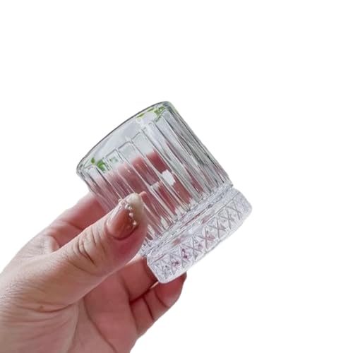 Einfaches, exquisites und praktisches dickes verstärktes Glas, zwei Weißweingläser im chinesischen Stil, transparent, Ai Xi, 2 Stück von CAPIJIONG
