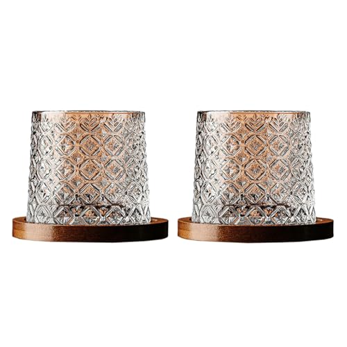 European Home Retro exquisiter Glasbecher rotierender Bierkrug Schneeflocke 280 ml: 2 von CAPIJIONG