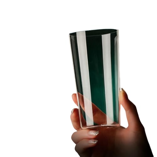 Exquisite, einfache und langlebige ultradünne Glas-Saftgetränkebecher für Bar, 420 ml V-Form von CAPIJIONG