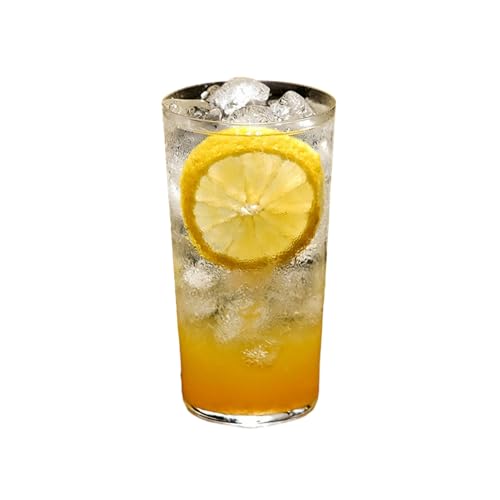 Japanischer Haushalt, einfaches, exquisites und langlebiges gerades Trinkglas, geneigter Körperbecher, 380 ml. von CAPIJIONG