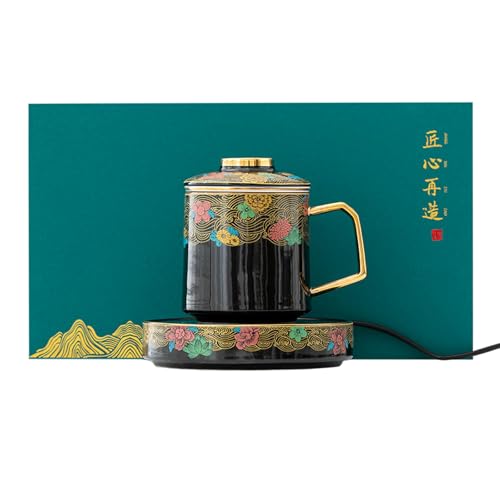 Jinbaichuan Teetasse aus Keramik, 400 ml, Teetasse mit konstanter Temperatur und konstanter Temperatur von CAPIJIONG