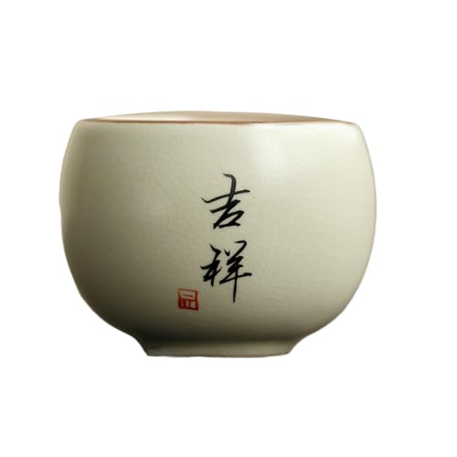 Kalligraphie-Handschrift-Meisterbecher, Retro-Keramik-Teetasse mit offenem Teil, 90 ml Kalligraphie-Handschrift-Meisterbecher, Retro-Keramik-Teetasse mit offenem Teil, 90 ml von CAPIJIONG