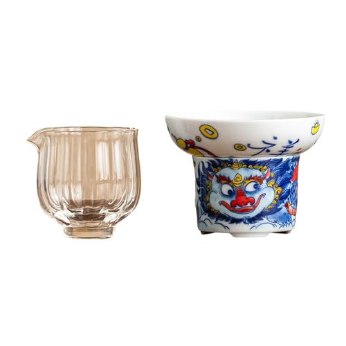 Keramik Haushalt Teesieb Teefilter Tee Wasserabscheider - Teesieb Set + Tasse Keramik Haushalt Teesieb Teefilter Tee Wasserabscheider - Teesieb Set + Tasse von CAPIJIONG