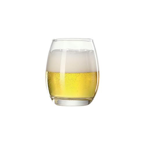 Kleiner Bierbecher aus hitzebeständigem Glas, gerade, 12 Stück Kleiner Bierbecher aus hitzebeständigem Glas, gerade, 12 Stück von CAPIJIONG