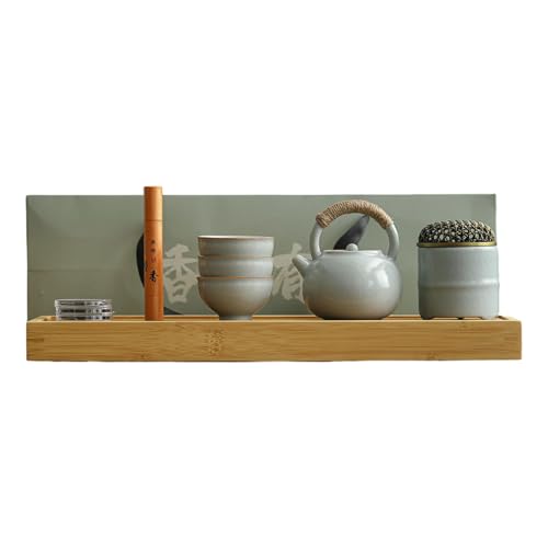 Merchandise High-End Ru Ofen Tee Set, Chinesische Retro Teetasse Räuchergefäß Teller Set (10 Stück) von CAPIJIONG