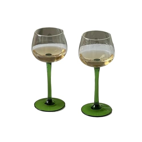 Minimalistischer Retro-Kelch, Haushalts-Champagner-Süßweinglas – Smaragd von CAPIJIONG