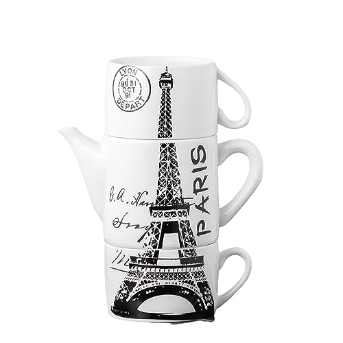 Nordeuropäischer Stil Keramik Wohnzimmer Tasse Tee Set für Büro Zuhause Restaurant Café Teehaus Lounge Bar Eiffelturm Nordeuropäischer Stil Keramik Wohnzimmer Tasse Tee Set für Büro Zuhause Restaurant Café Teehaus Lounge Bar Eiffelturm von CAPIJIONG