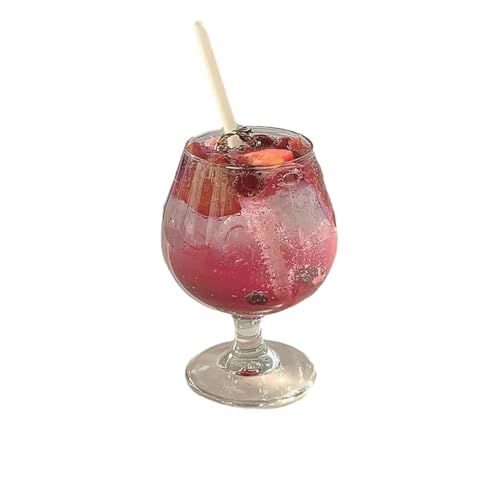 Nordic Wind Haushalt Exquisites transparentes Glas einfaches dickes kurzes Rotweinglas - klein 250 ml von CAPIJIONG