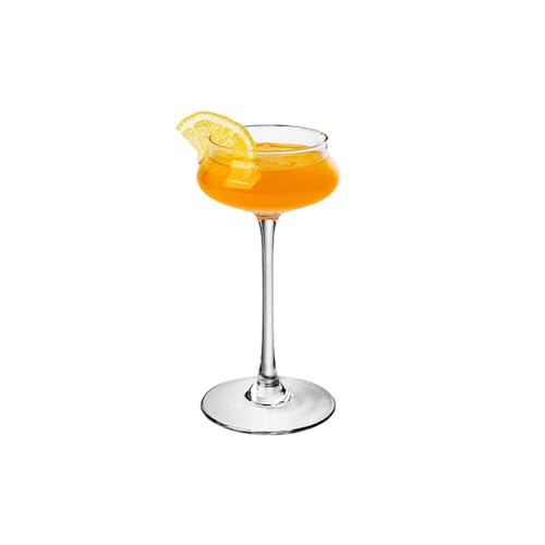 Nordic Wind Haushalt einfache und exquisite kreative Persönlichkeit dickes Glas Cocktailglas [110 ml] Weithalskelch von CAPIJIONG