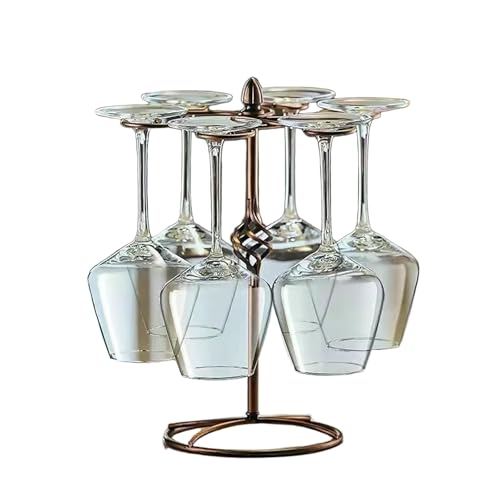 Nordic Wind Haushalt einfaches Glas hoch Burdy Rotweinglas (transparent) 460 ml Burdy + Getränkehalter von CAPIJIONG