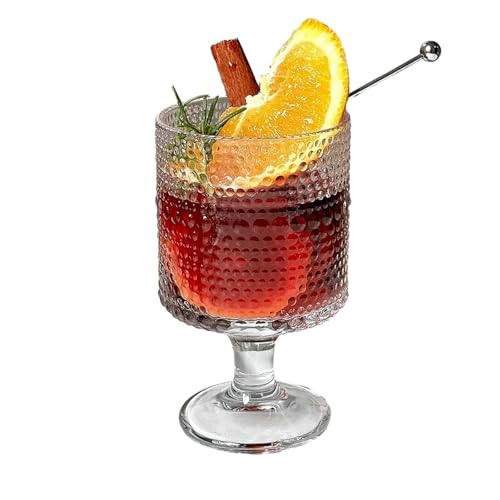Nordischer Wind Haushalt, einfaches und exquisites dickes Glas Sonnenblumen-Weinbecher mit Perlenmuster von CAPIJIONG