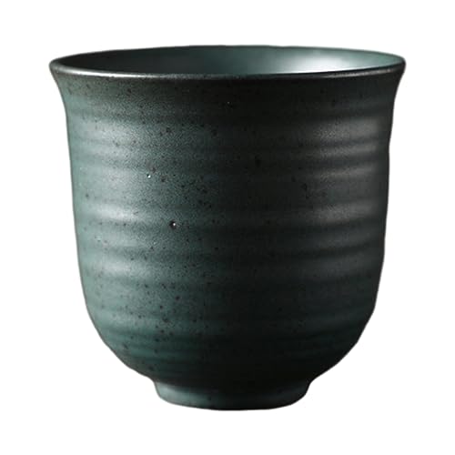 Teetasse im Retro-Stil, japanische Keramikofen-Transformation, Teetasse, persönliche Espressotasse für Büro, Zuhause, Restaurant, Café, Teehaus, umgekehrte Tasse, Grün, 150 ml Teetasse im Retro-Stil, japanische Keramikofen-Transformation, Teetasse, persönliche Espressotasse für Büro, Zuhause, Restaurant, Café, Teehaus, umgekehrte Tasse, Grün, 150 ml von CAPIJIONG