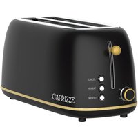 Kaito xl Toaster : Extra langer Doppelschlitz und 6 Toaststufen : Modernes Design in Holzoptik und Mattschwarz - Caprizze Kaito xl Toaster : Extra langer Doppelschlitz und 6 Toaststufen : Modernes Design in Holzoptik und Mattschwarz - Caprizze von CAPRIZZE