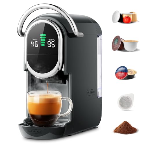CAPXSNOB Magician1 5-in-1 Kaffeemaschine für Nespresso* Original | Dolce Gusto | Lavazza A Modo Mio Kapseln | ESE Pads 44 und Gemahlener Kaffee, 20bars, 1450W, LED-Display, Wasser einstellbar 7 Stufen CAPXSNOB Magician1 5-in-1 Kaffeemaschine für Nespresso* Original | Dolce Gusto | Lavazza A Modo Mio Kapseln | ESE Pads 44 und Gemahlener Kaffee, 20bars, 1450W, LED-Display, Wasser einstellbar 7 Stufen von CAPXSNOB