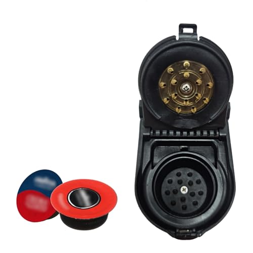 CAPXSNOB Wiederverwendbarer Kaffeekapseladapter kompatibel mit A Modo Mio für Kaffeemaschine Warriors1 SV835L, perfekt für Ristretto, Espresso, Doppio, Lungo von CAPXSNOB