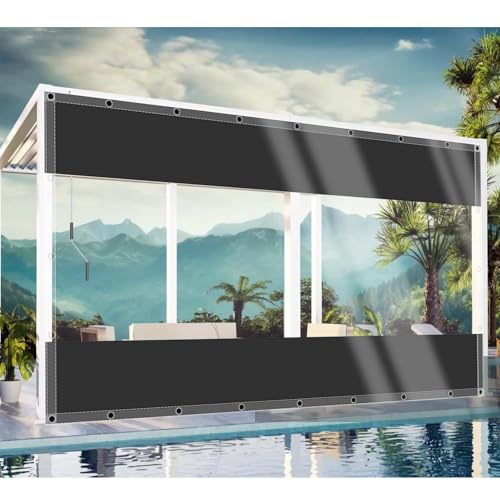 CAQXAQP Plane Transparent mit ösen 2,6mx3,8m Abdeckplane Wasserdicht Gartenmobel,0.5mm Regenplane Terrasse Seitenplanen pavillon für Zeltplane Carport Balkon Regenschutz CAQXAQP Plane Transparent mit ösen 2,6mx3,8m Abdeckplane Wasserdicht Gartenmobel,0.5mm Regenplane Terrasse Seitenplanen pavillon für Zeltplane Carport Balkon Regenschutz von CAQXAQP