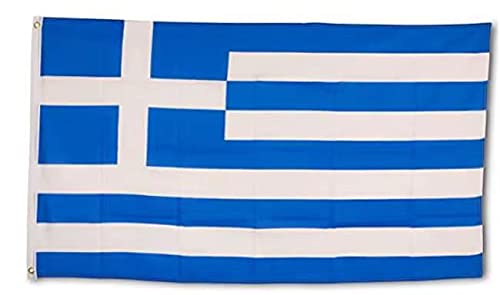 Flagge Griechenland, Nationalflagge Griechenland, Größe 145 x 90 cm, Stoff Polyester mit Schlaufe für den Stab von CARALL