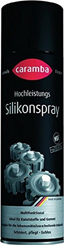 CARAMBA Silikonspray 500ml Dose farblos geruchsarm 30/+200grad C, 6 St. von Caramba