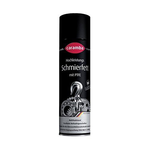 Caramba Profi Hochleistungs Schmierfett mit PTFE 500 ml Sprühfett Mehrzweckfett (64181601) von Caramba