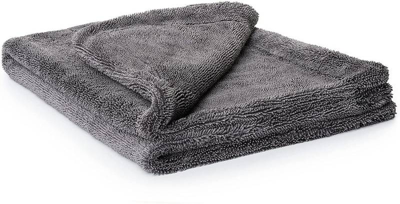 CARBIGO Microfasertuch Auto, innovative Mikrofaser, Trockentuch 1.200 GSM Mikrofasertuch (80% Polyester,20% Polyamide, 50x80 cm, Twisted-Technologie, saugstark, Poliertuch für Autopflege) von CARBIGO