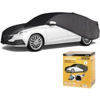 Carcomfort - Autoplane Indoor Eco, PKW-Abdeckplane Kombi Größe l grau/schwarz von CARCOMFORT