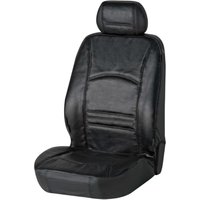 Autositzbezug Ranger aus echtem Leder, PKW-Schonbezug Einzelsitz, Leder-Sitzbezug schwarz von CARCOMFORT