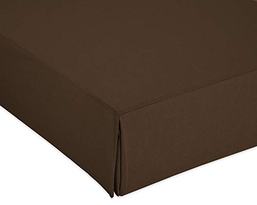 CARDENAL TEXTIL Glatt Canape Abdeckung, Baumwolle Polyester, braun, Bett 135 cm von CARDENAL TEXTIL