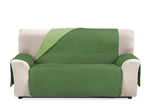 Cardenal Textil Rubin Sofabezug, zweifarbig, wendbar, Polyester, 2-Sitzer, Olivflasche von CARDENAL TEXTIL